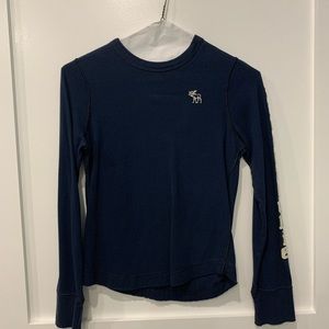 Abercrombie kids navy long sleeve youth large